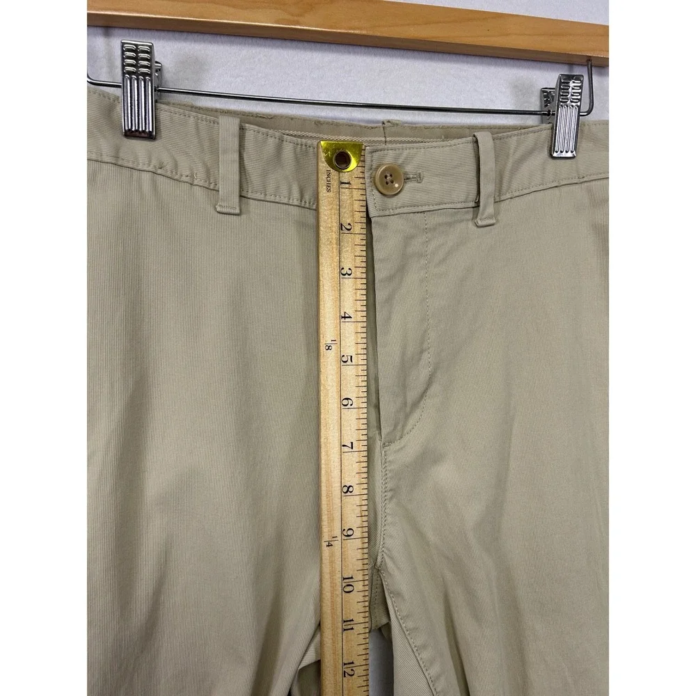 Classic Preppy Banana Republic‎ Mens 30x30 Khaki Aiden Slim Fit Chino Trousers